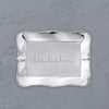 Pearl Denisse Rectangular Engraved Tray "Bless this home"