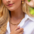 Berry & Bead Chain, 18" - Gold
