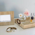 Mallorca Tortoise Handled Tray