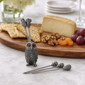 Owl Cheese Pick Set