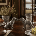 Pewter Hunting Dogs Salt & Pepper Set