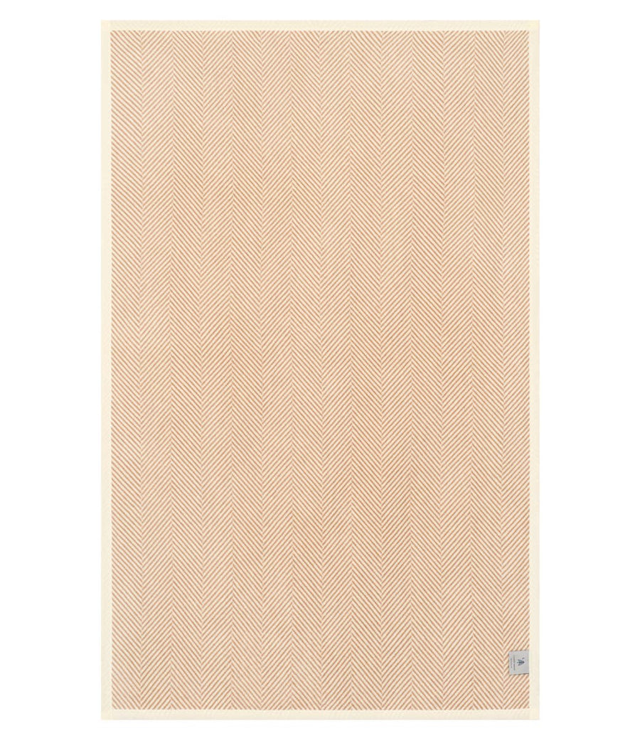 Harborview Herringbone Tan Blanket