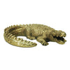 Small Gold Crocodile Decor