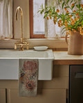 Autumn Mums Tea Towel
