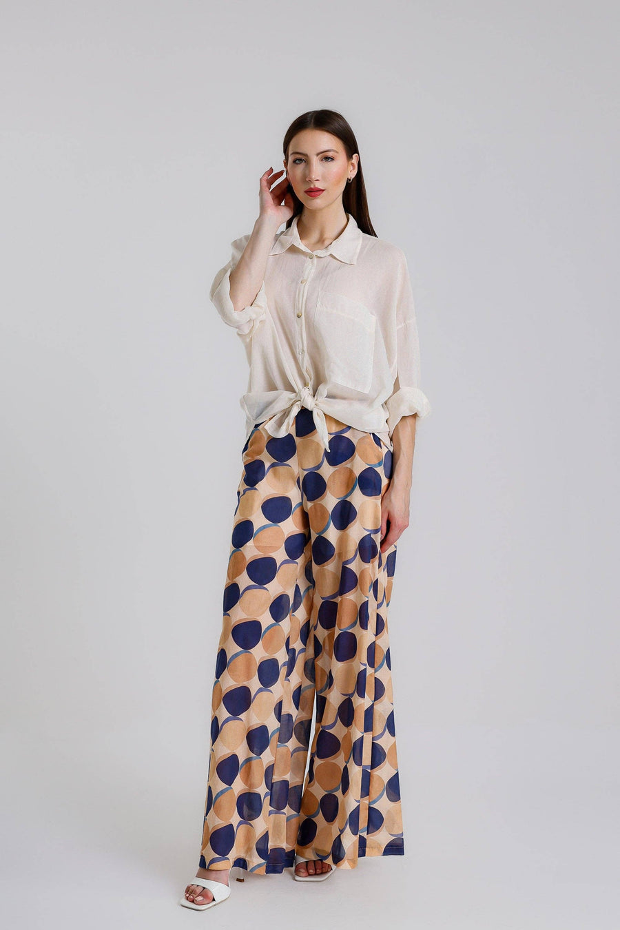 Daphne Cotton Voile Blouse (BLS153)