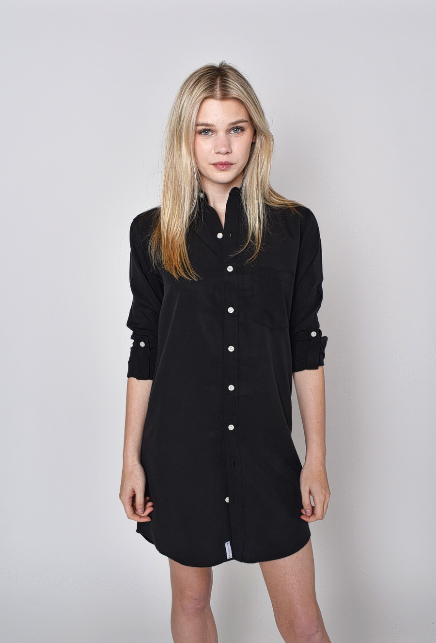 Black Tencel Girlfriend Dress