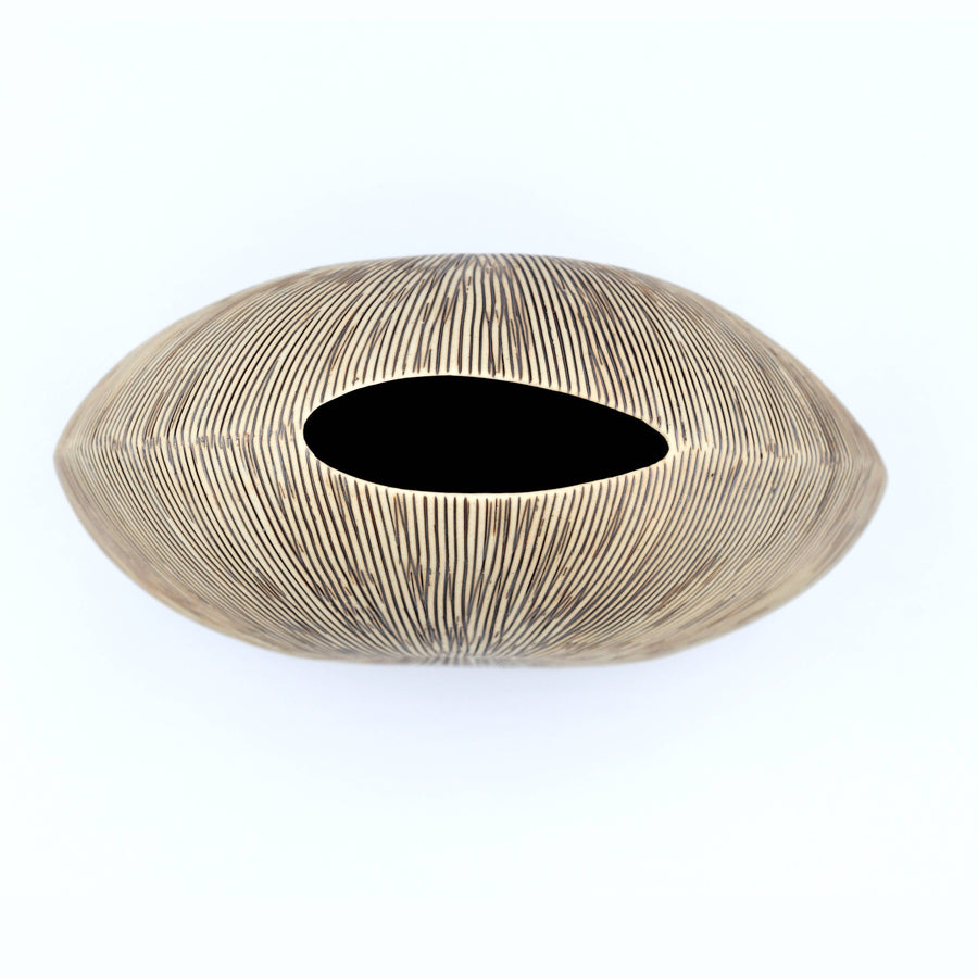 225W1 DIVA ROUND MINI L-Handcrafted Porcelain Vase