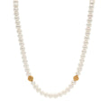 Berry Single Strand Necklace, 16"+2'' - Pearl