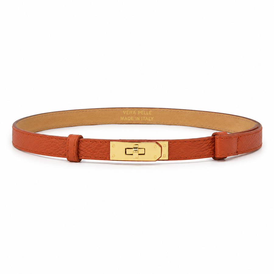 CINT-48 GENUINE ITALIAN LEATHER ADJUSTABLE BELT