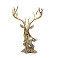 Gold Leaf Deer Décor