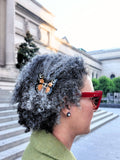 Hand-painted Mini Monarch Butterfly Claw Hair Clip | Eco-Friendly