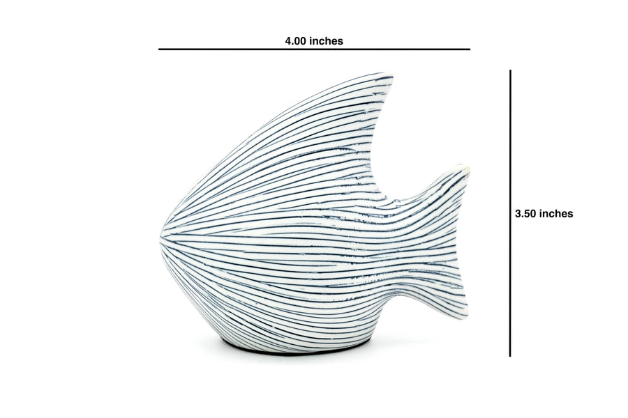 MINI FISH-Porcelain Ceramic Sculpture Ornament