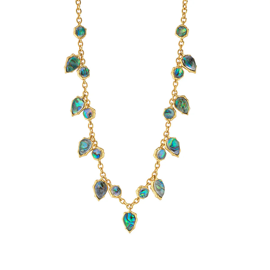 Aurora Necklace, 16"+2.5" - Abalone