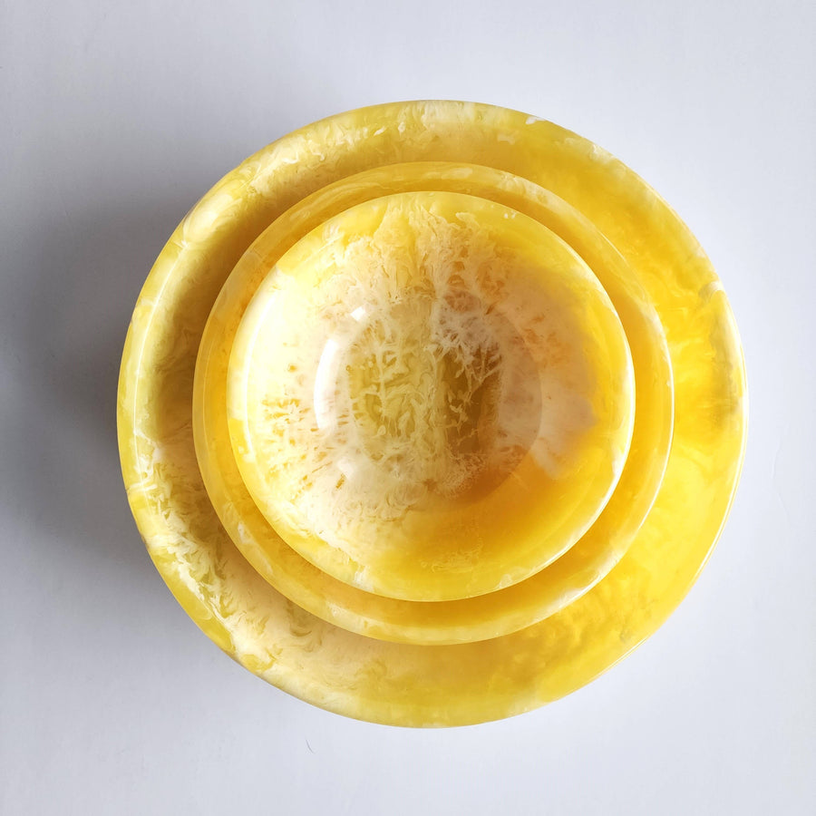 Resin Serving Bowls - Set of 3