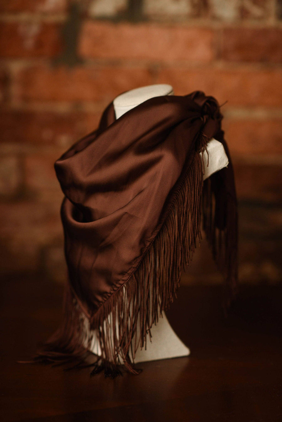 Solid Fringe Scarf