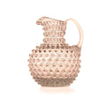 Hobnail Glass Pitcher | Apricot Chiffon | 2L | Vintage Jug