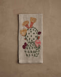 Prickly Pear Cactus Bloom Tea Towel