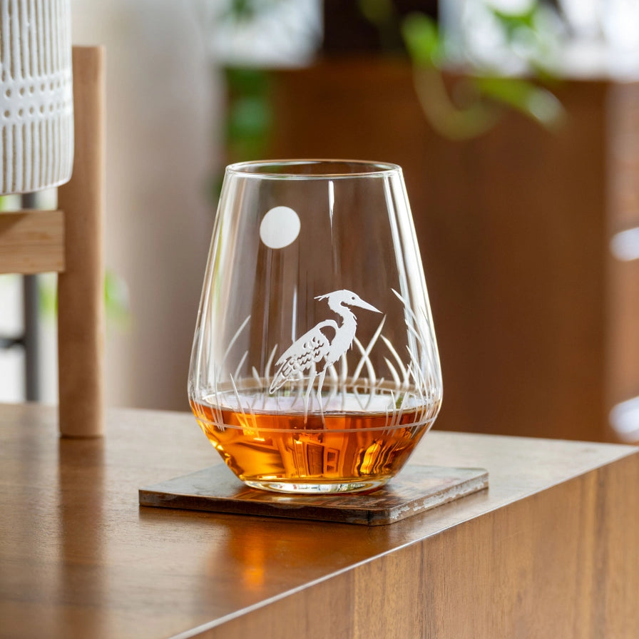 Heron Stemless Wine 18oz | Rolf Glass