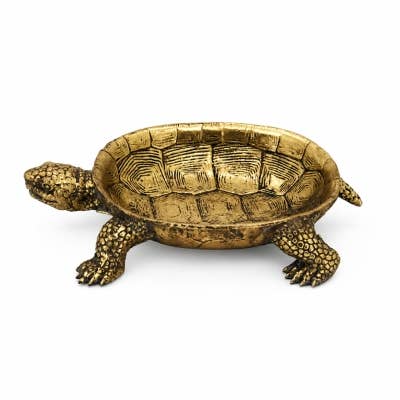 Small Gold Tortoise Tray