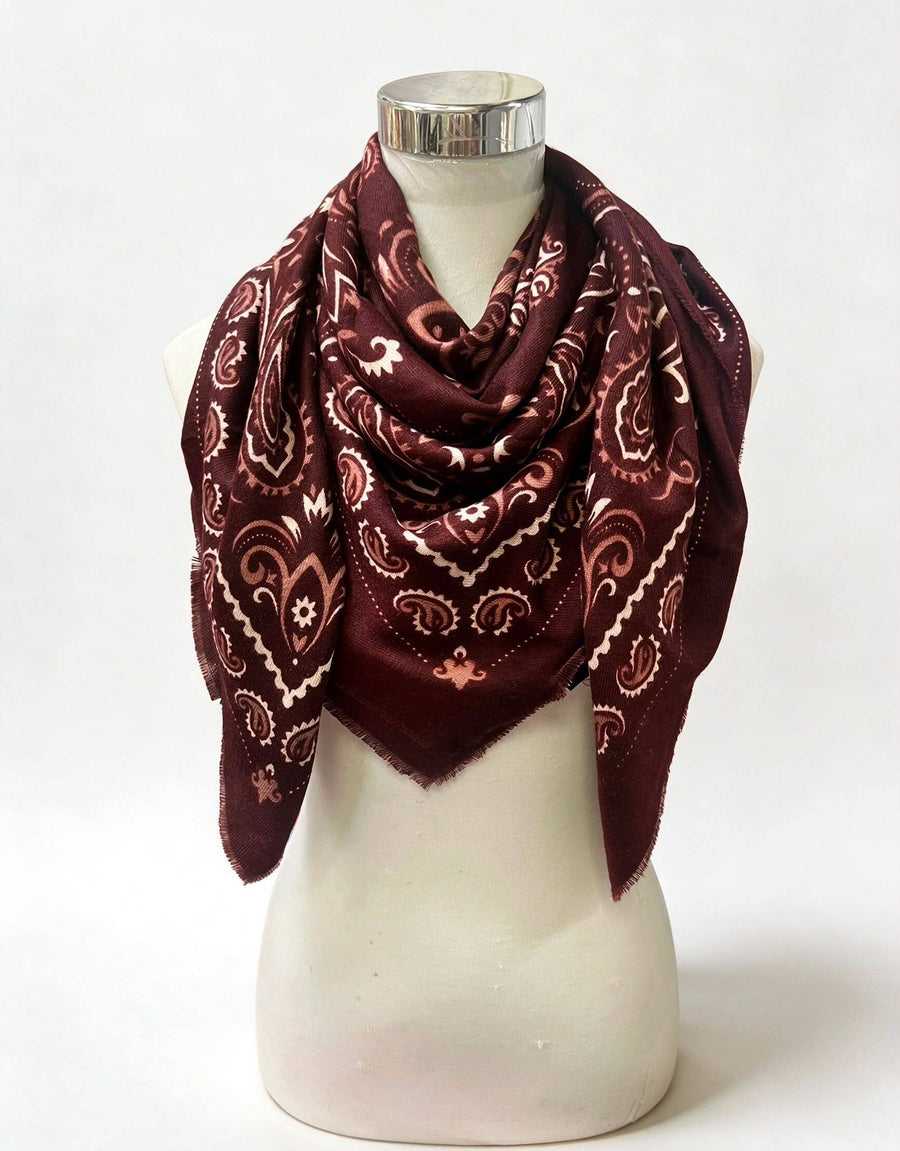 K21 Large Woolen Square Bandana