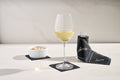 Glass Cocktail Napkin Stand | Roll Holder