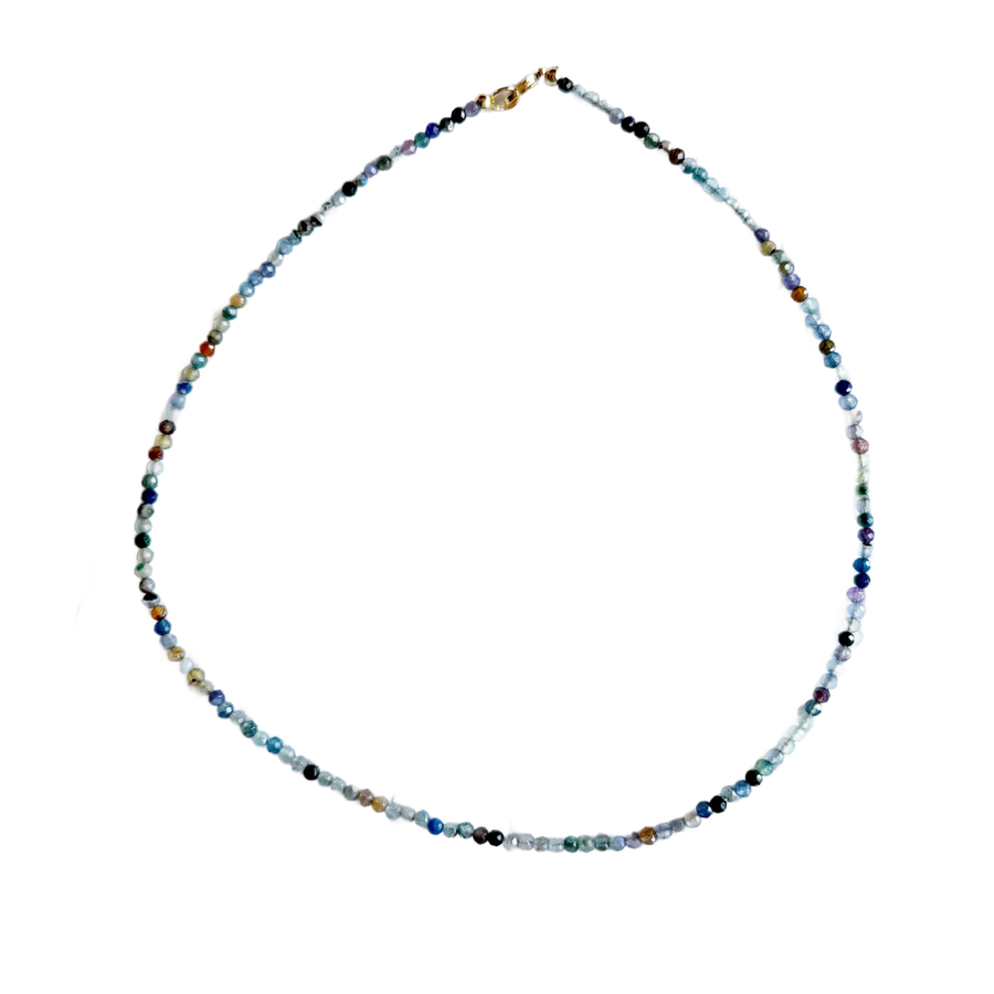 Dainty Gumball Gemstone Necklace