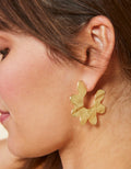 Kai Flower Hoop Earrings