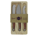 Laguiole 3-Piece Pakkawood Cheese Knife Set