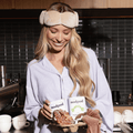 Latte Weighted Sleep Mask - Eye Mask