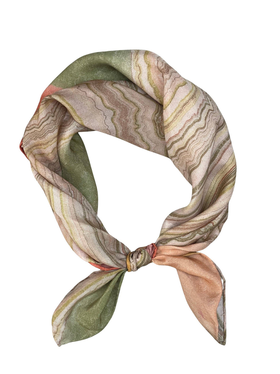 Golden Hour Silk Bandana 