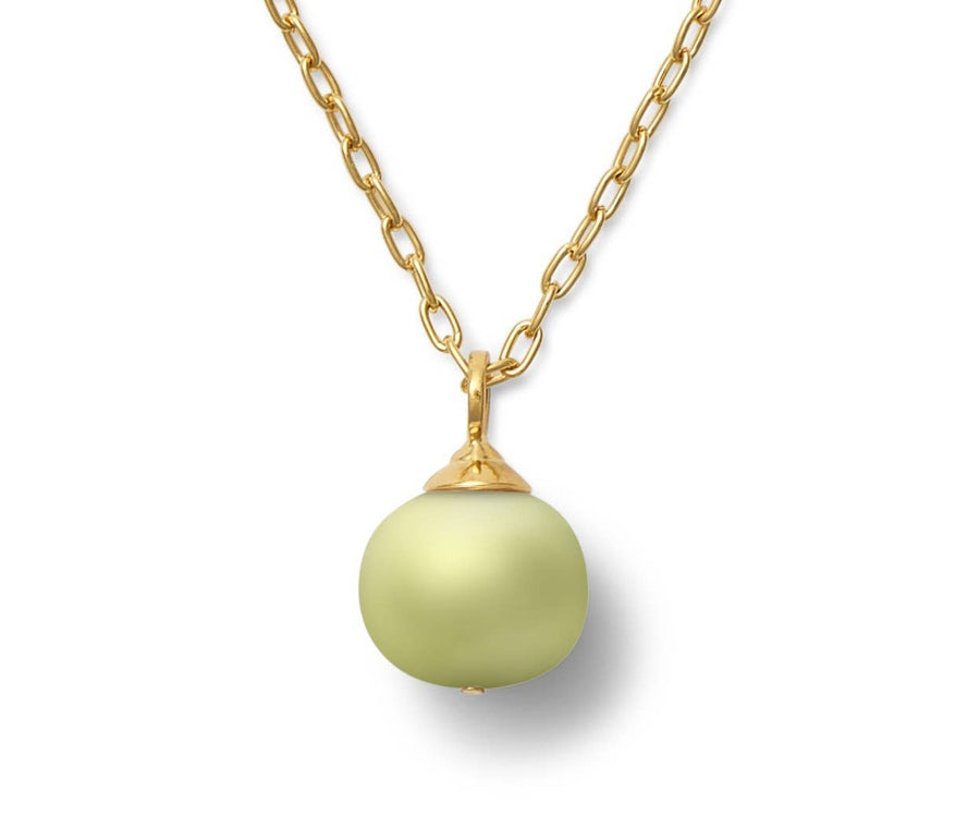 Lily Pad Pearl Pendant
