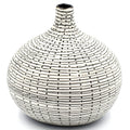 BLACK CONGO TINY S-Handcrafted Porcelain Bud Vase