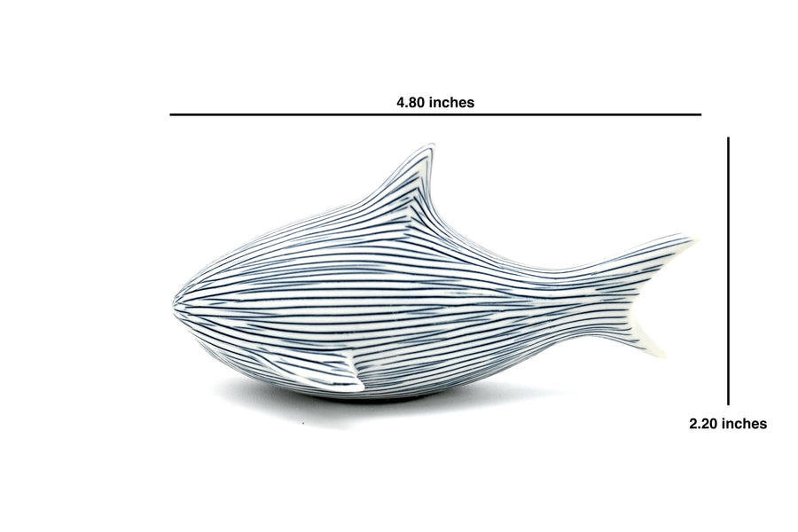 MINI SHARK-Porcelain Ceramic Sculpture Ornament