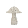 Silver Bead Mushroom Table Piece