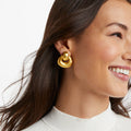 Avalon Doorknocker Clip-On Earring