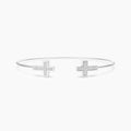 Cross Flexi Cuff Bracelet