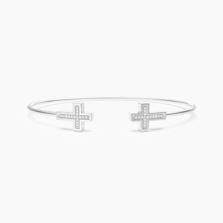 Cross Flexi Cuff Bracelet