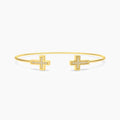 Cross Flexi Cuff Bracelet
