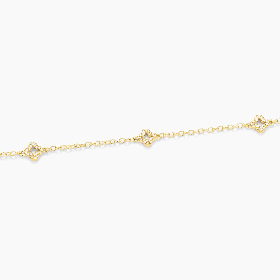 Diamond Station Chain Bracelet