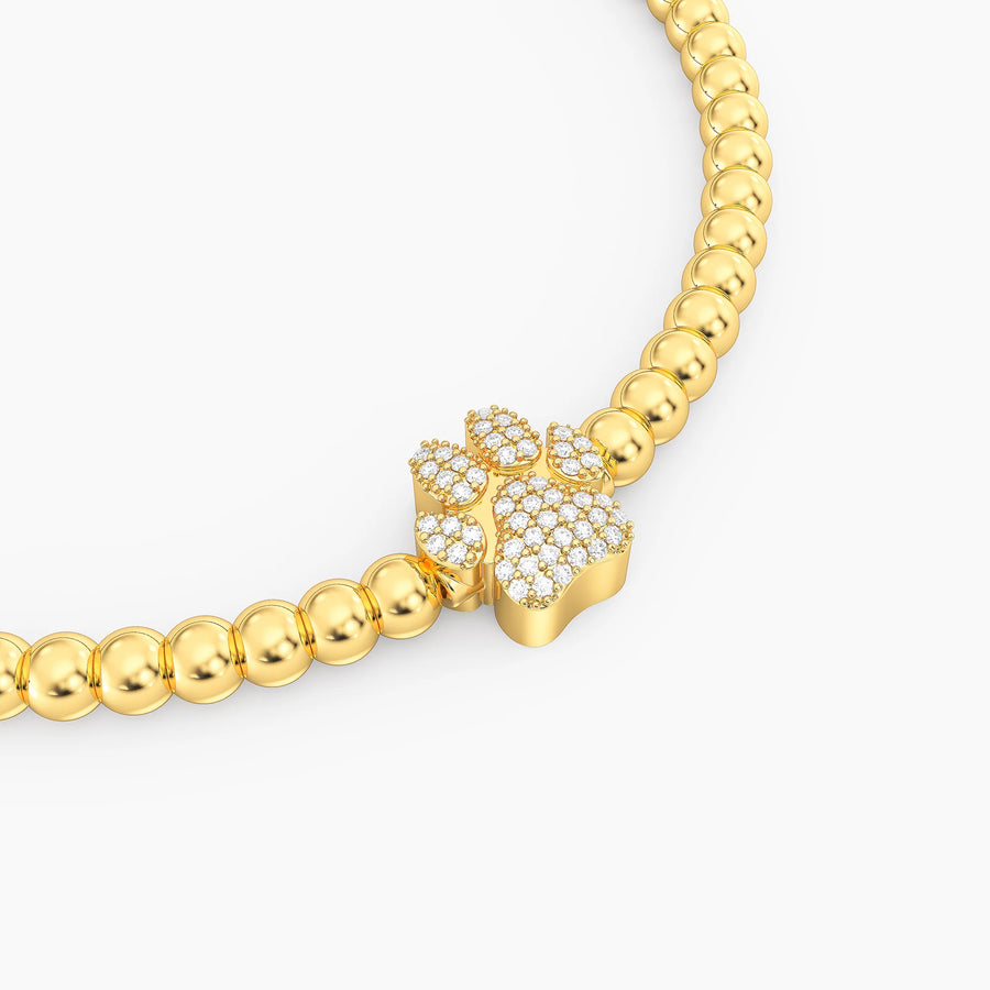 Pet Mom Beaded Bracelet