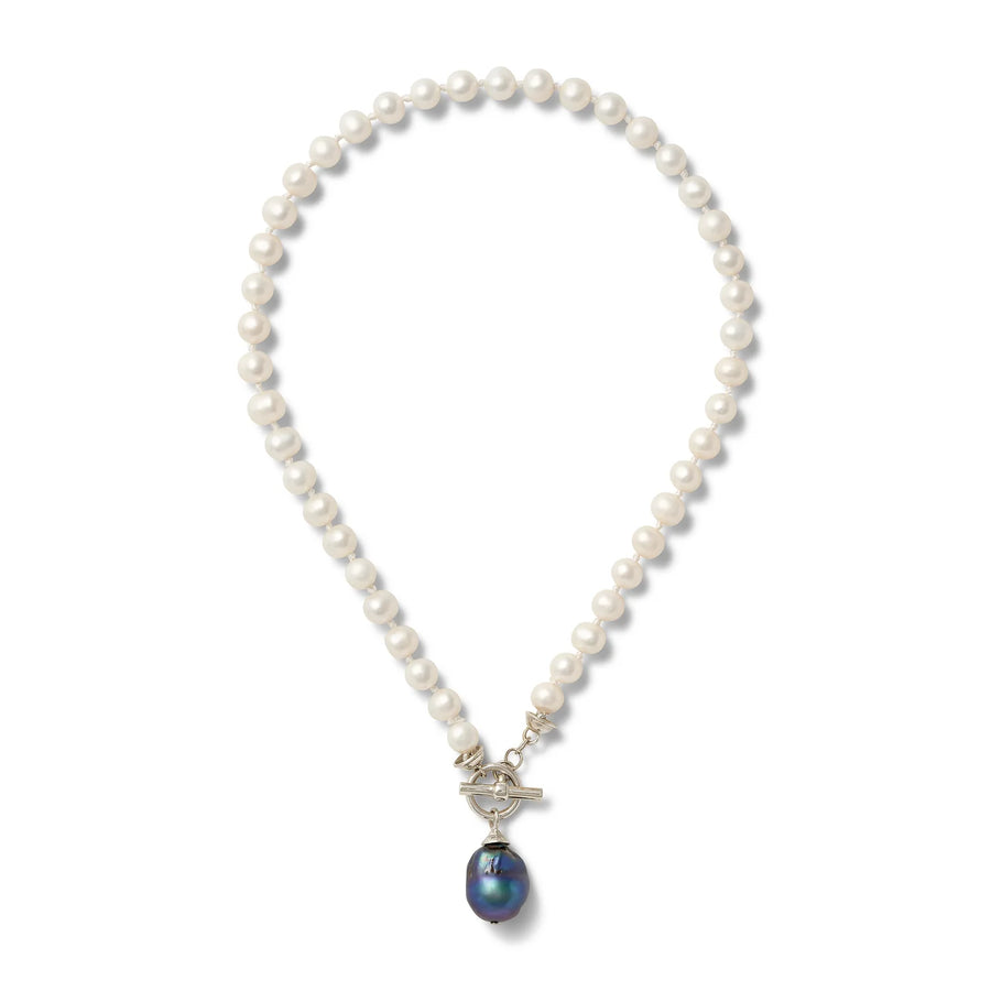 Baroque Freshwater Pearl Toggle Necklace