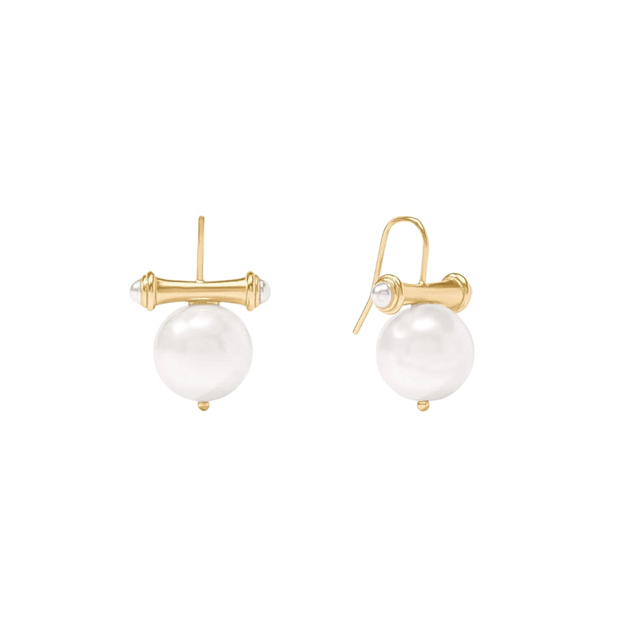 Bamboo Pearl Earring