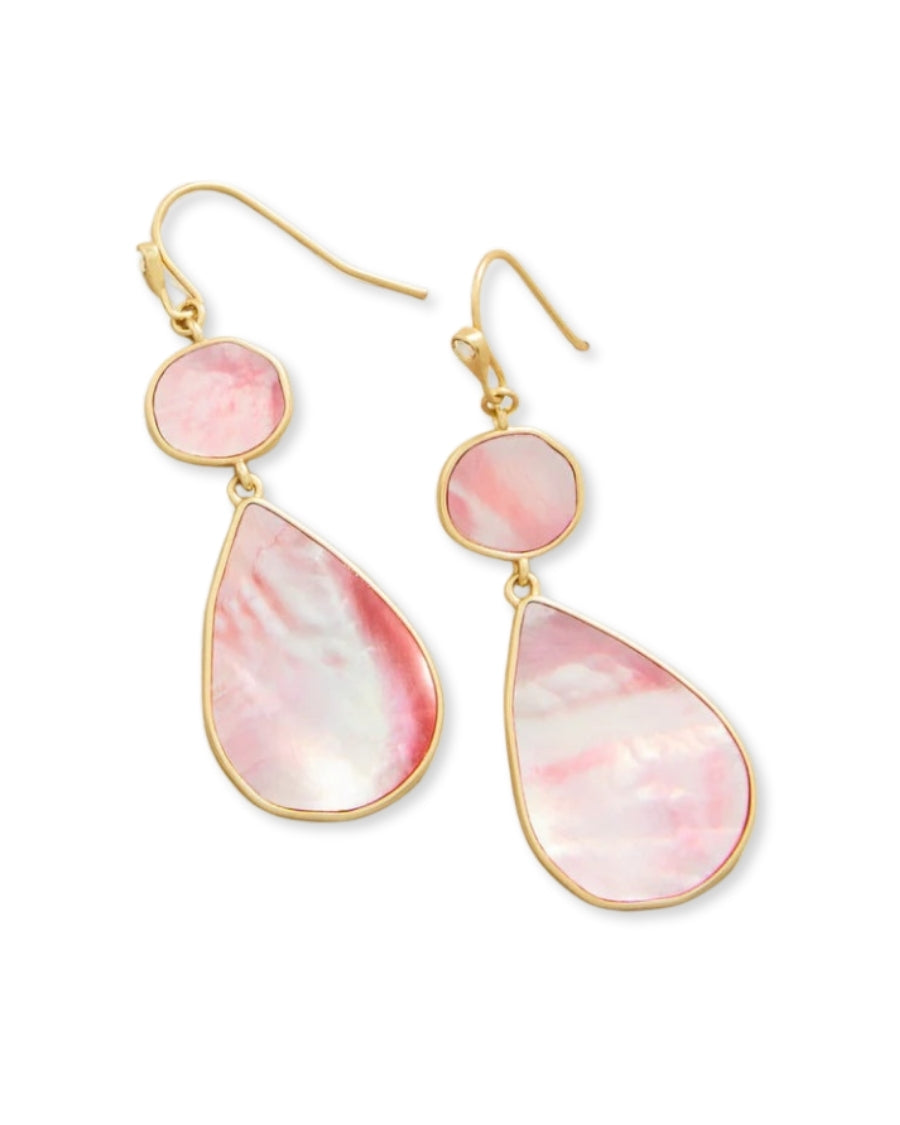 Batina Earrings Pink Mother-of-Pearl