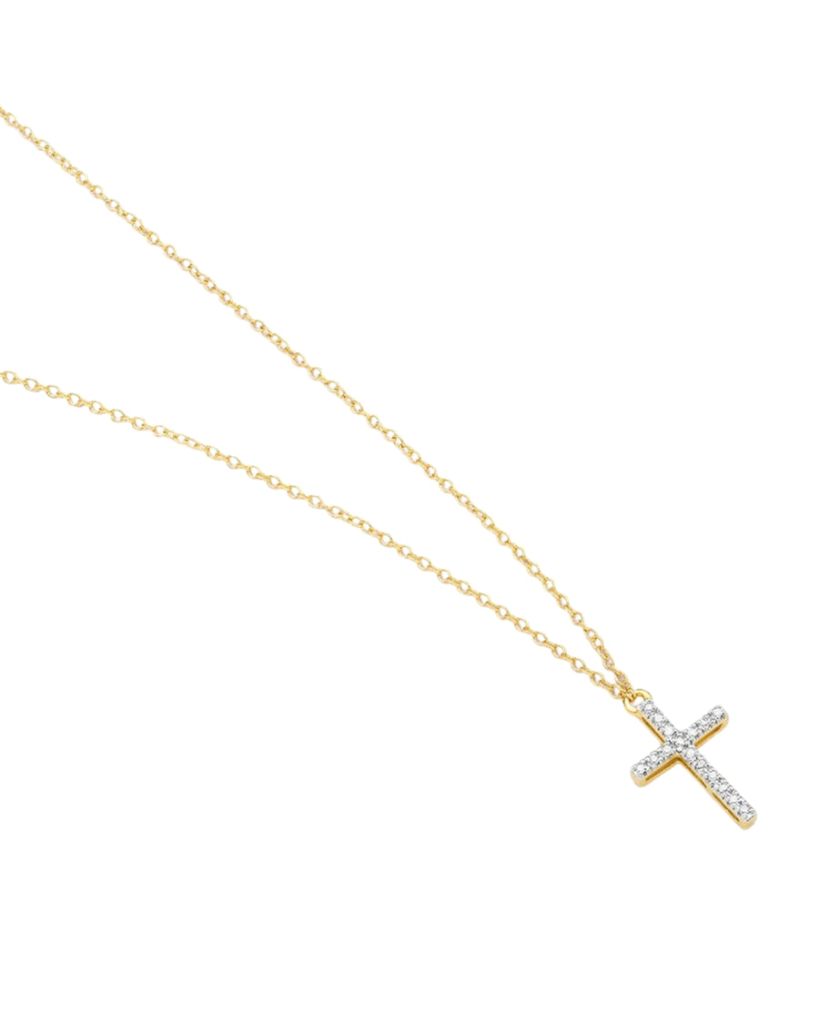 Believe Cross Pendant Necklace