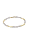 Blissful Pattern 2.5mm Bead Bracelet- Moonstone