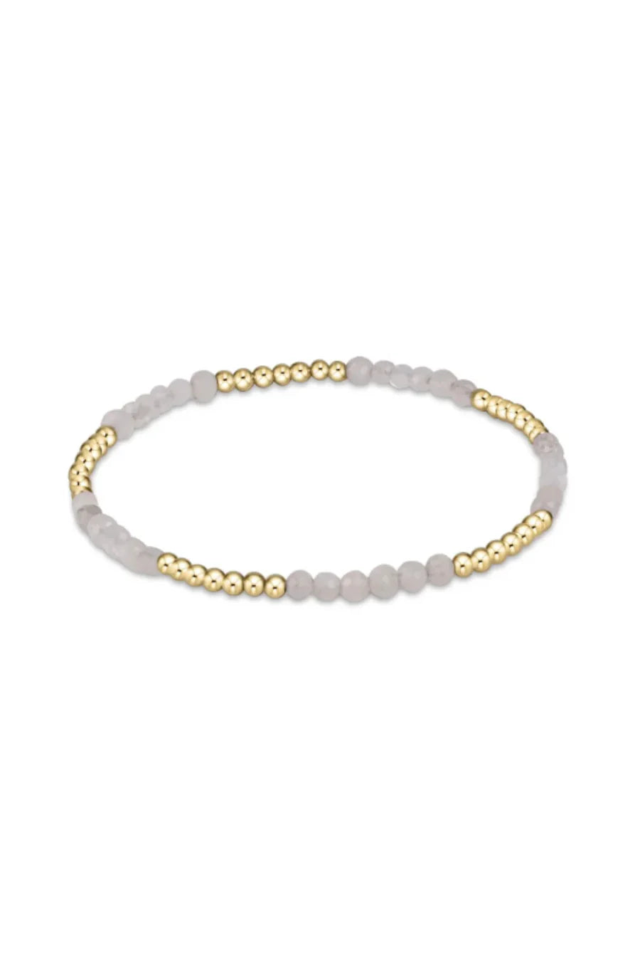 Blissful Pattern 2.5mm Bead Bracelet- Moonstone