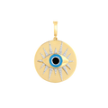 Boho Evil Eye Medallion Charm