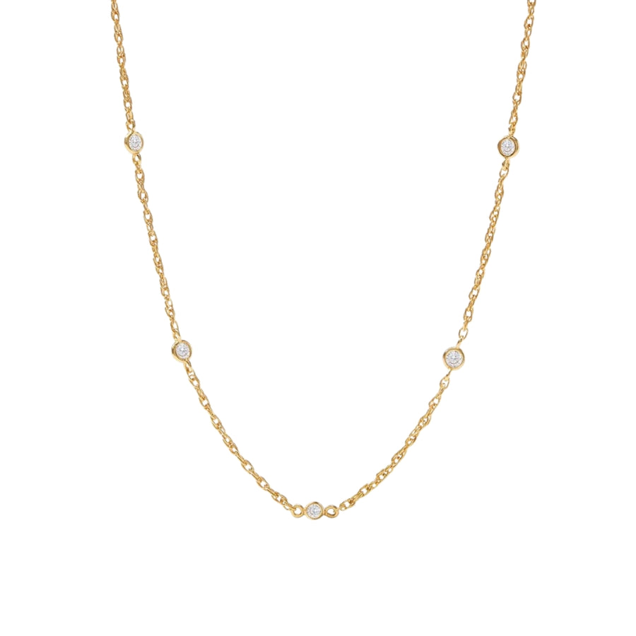 Celeste Delicate Station Necklace