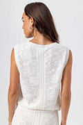 Clover Sweater Vest Top