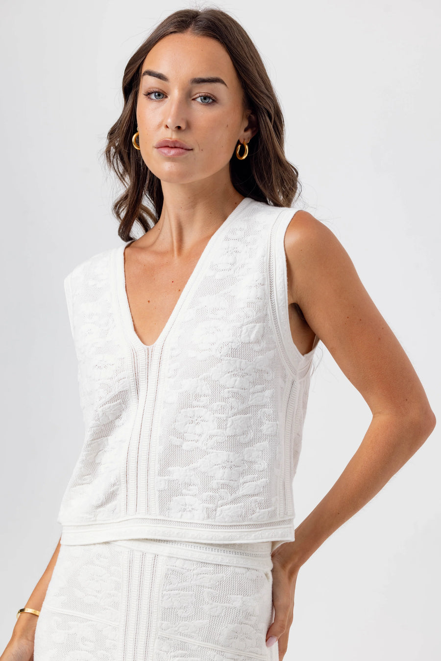 Clover Sweater Vest Top